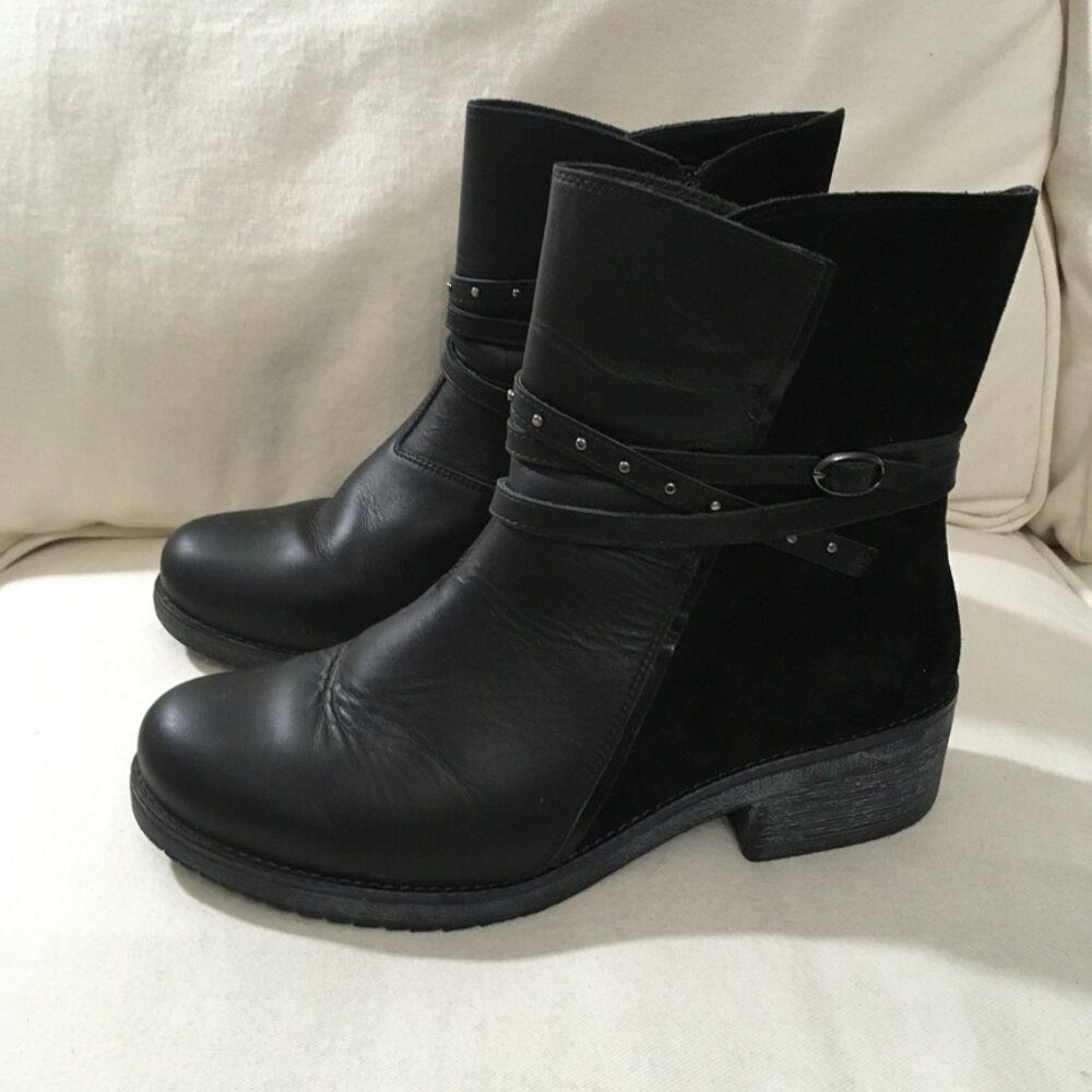 NAOT Poet Black Raven Women's Boots Size 41